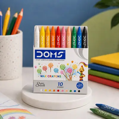 Doms wax Crayons 10 Shades