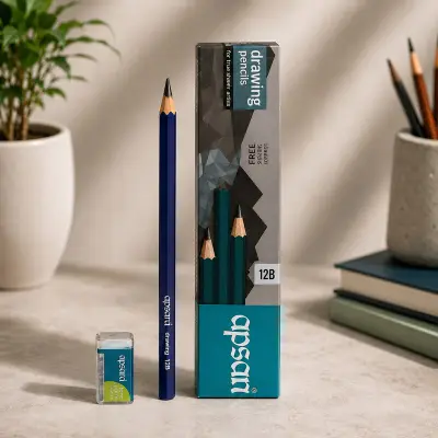 Apsara 12B Drawing Pencil, 10 Pcs
