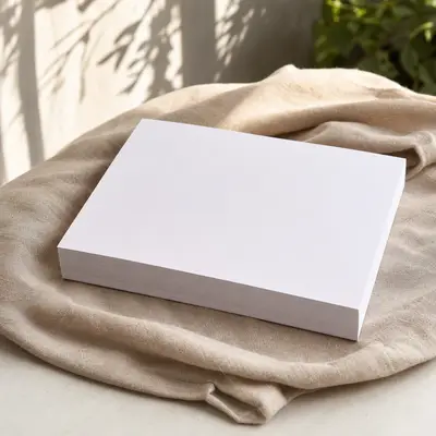 White A4 cards