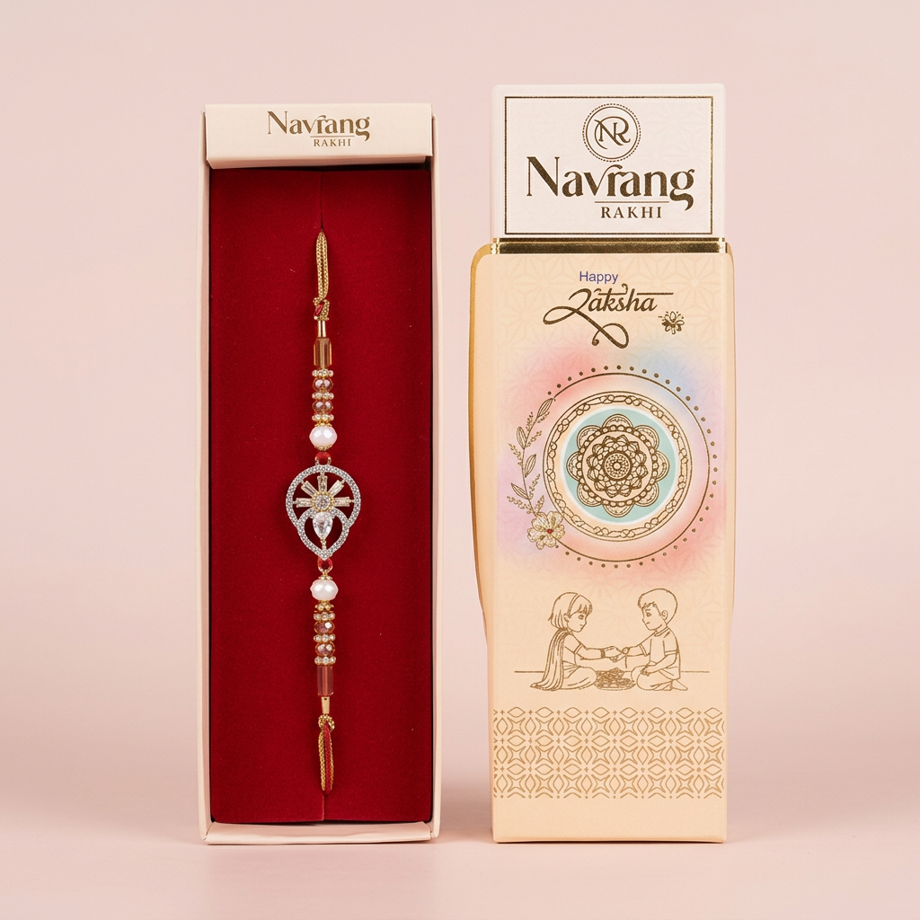 Navrang Designer Rakhi with Gift Box